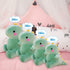 Cute Dinosaur Plush Toys, 8in Fat Dinosaur Stuffed Animals Dolls, Birthday Gifts for Kids Girls Boys