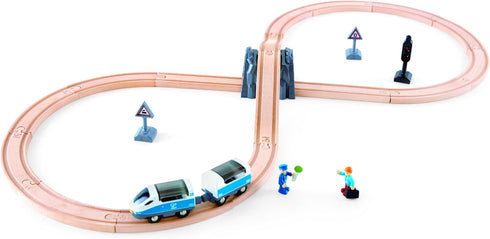 Hape E3729 Figure 8 Safety Train Railway Set, 14.76" L x 3.15"