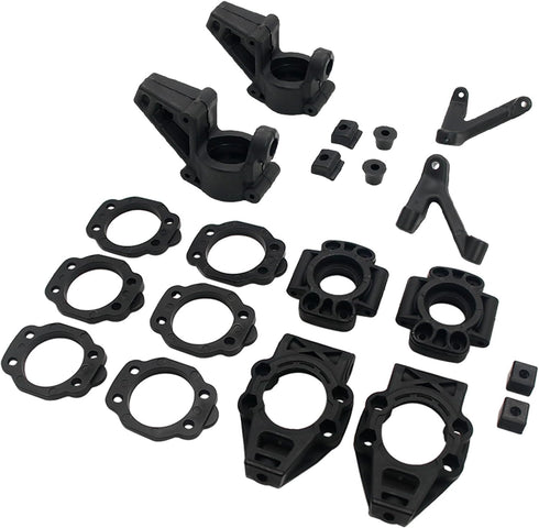 Nylon Front and Rear Hub Carrier Kit for 1/5 HPI ROVAN Baja KM 5T 5B 5SC ROFUN RC Car Parts