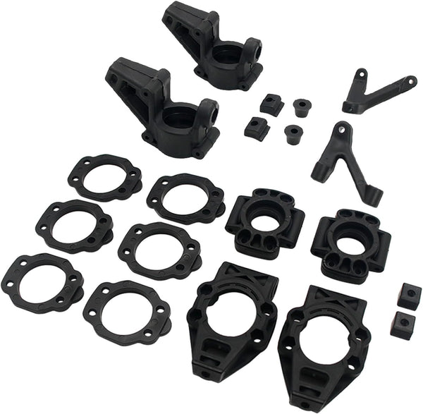 Nylon Front and Rear Hub Carrier Kit for 1/5 HPI ROVAN Baja KM 5T 5B 5SC ROFUN RC Car Parts