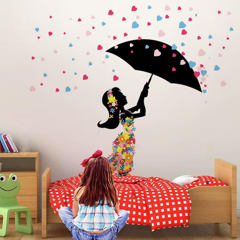 DEKOSH Baby Girl Nursery Decor - Peel & Stick Decorative Wall Decals for Teen Girl Bedroom