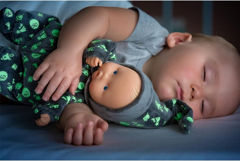 Corolle Mon Doudou Babipouce Glow in The Dark Baby Doll - Extra Soft 11" Cuddly Doll with Vanilla Scent, Washable