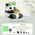 Mini Building Blocks Animal Sets, Cute Bamboo Panda Micro Building Toys for Adults, 348 PCS Party Favor for Boys Girls