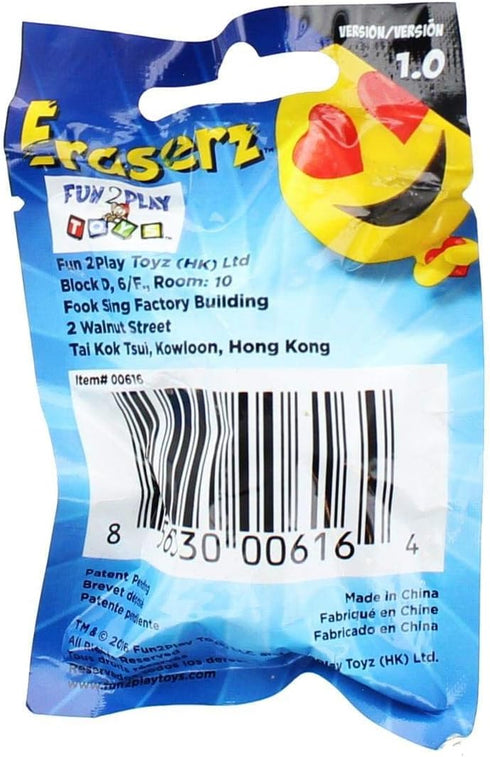 Emoji Erasers, Blind Pack with 3 Random Emoticon Erasers