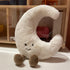 JOSON Sun Shaped Plush Toys, Soft Bedside Sofa Pillows for Home Decoration, Birthday Gifts for Children and Girls (Moon)