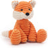 Fox,8.5 Inches) Apricot Lamb Toys Plush Corduroy Fox Stuffed Animal Soft Cuddly Perfect for Child (Corduroy