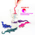 10Pcs Alligator Toy Animal Figure Bath Toys, Color Changing Crocodile Toy for Kids 3 Years and up, Water Table Toys