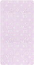miaozhen Cotton Baby Crib Sheets Ultra Soft Pink and Purple Deer Snowflake Muslin