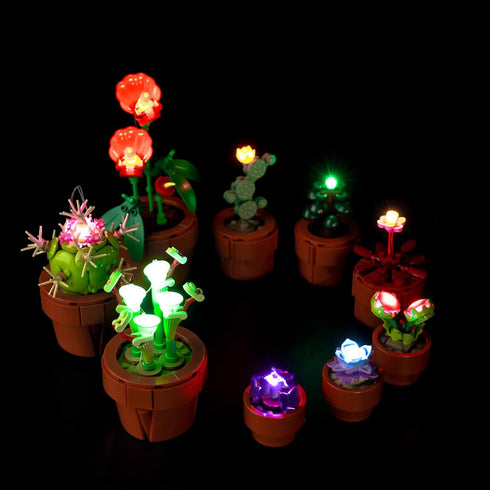 LED Lighting Kit for Lego 10329 Icons Tiny Plants Building Kit - Lights Only, No Building Block Model