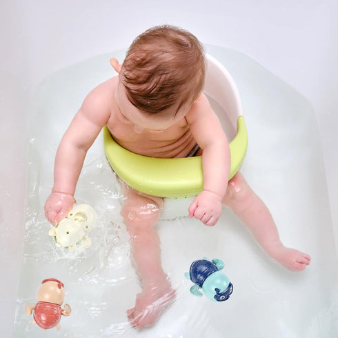 TQBYNJ 3 Pack Swimming 1-3,2025 1-2 1-3 2-4 1) Turtle Baby Bath Toys for Toddler Bath Toys Water Pool Floating Wind Up