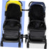 Adjustable Dual Connector for Baby Stroller, 3pcs Universal Aluminum Tube Car Accessories for Twins Stroller