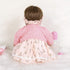 16 inch Set 3+(Pink ENADOLL Reborn Baby Doll Realistic Silicone Vinyl Baby Pink Hairband Girl Weighted Soft Body
