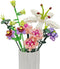 Flower Bouquet Building Set for Adults - Artificial Flowers with Lily and Carnation - 514 Pcs Romantic Gifts