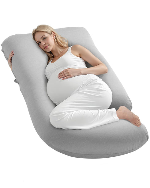 VEVOR Pregnancy Pillow, G-Shaped Maternity Pillow for Sleeping, Full-Body Support Pillow with