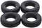 GoolRC 4pcs Trailer Car Rubber Tires for 1/14 Tamiya Tractor Truck RC Climber Trailer