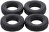 GoolRC 4pcs Trailer Car Rubber Tires for 1/14 Tamiya Tractor Truck RC Climber Trailer