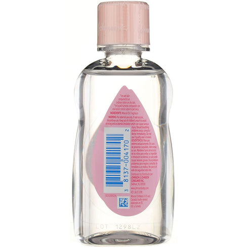 Johnson's Baby Oil, 3 oz (Pack of 4)