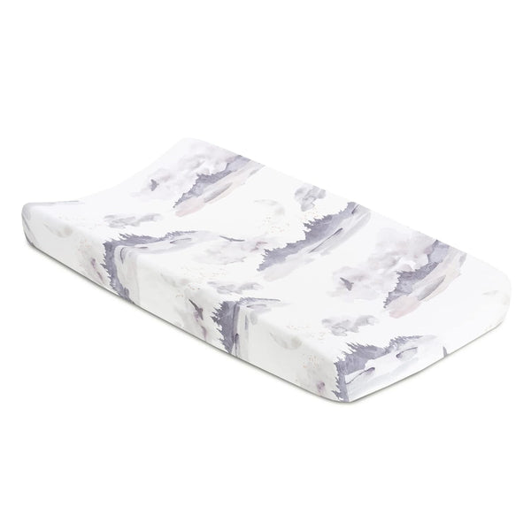 Oilo Changing Pad Cover, Breathable Turkish Cotton Fitted Jersey, 300 Thread Count,