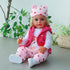 Reborn Baby Doll Clothes Giraffes Outfit for 17-22 Inch Dolls - Baby Doll Clothing with Shoes