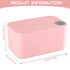 Pineeseatile Baby Wipes Warmer, Baby Wipe Warmer, Portable Wipe Dispenser with Adjustable Temperature & Night Light