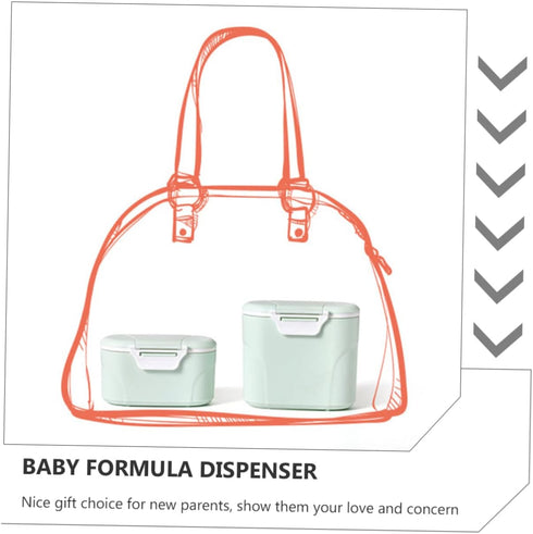 ERINGOGO Portable Baby Formula Dispenser Leakproof Milk Powder Container for Infants Travel Friendly Milk Powder Holder