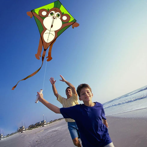 HENGDA KITE Kids Cartoon Monkey Kites with Flying Line