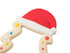 Jimibaby Christmas Teether - Teething Toy for Baby Boys & Girls, Ideal Stocking Stuffer, Gift Package (Christmas Hat)