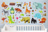 DEKOSH Jungle Animal Wall Decal Pack, Colorful Stickers for Baby Nursery Playroom, Peel & Stick Safari Theme