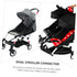 Set 2 Infant Stroller Connector Connectors for Single to Double Easy to Use