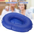 Sonew Professional Air Inflatable Potty Blue Seat Cushion, Portable Foldable Back Cushion