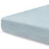 Pobibaby Single Solid Premium Fitted Baby Crib Sheet, Ultra-Soft Cotton Blend, Safe and Snug, Baby Blue