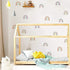 Rainbow Wall Decals for Girl Bedroom, Kids Room Decor, Peel and Stick Wallpaper 36 Pcs