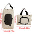 PMFACE Baby Wipe Dispenser,Embroidery Babies Wipe Holder,Travel Wipe Case,Refillable Cotton Linen Wet Wipe Carrying