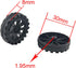300 30mmx8mm 2mm 2mmx100mm EUDAX PCS Plastic Roll Dia Shaft Toys Wheel and STEM Shaft Round Rod Axles for DIY Toy RC
