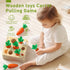 Montessori Toys for Babiespreschool learning Months, Splicing Building Blocks, Educational Carrot Vegetable Harvest Toy for Toddlers, Size Shape Sorting Matching Puzzle