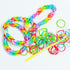3000PCS Loom Rubber Bands Kit with 75 Clips, 5 Hooks, Premium Bracelet Making Kit for Kids (White)