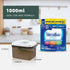 1000ml 11OZ, 0.66LB, 300g, Formula Container for Home - Airtight Milk Powder Storage Container for Travel, Formula