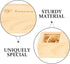 Toyvian Wooden Pregnancy Test Box with Lid Elegant Female Keepsake Storage Case for Announcements Multifunctional