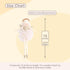 MON AMI Angel Stuffed Doll - 15", Soft Elegant Plush Doll for Little Girls, Use as Toy or Room Decor, Great Gift for Kids of All Ages