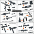 8 PCS SWAT Police Figure, Special Forces Mini Military Action Figure with Weapons and Accessories Building Blocks Set