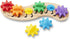 Melissa & Doug Rainbow Caterpillar Gear Toy - 6 Interchangeable Gears for Toddlers and Babies