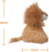 Apricot Lamb Toys Plush Yellow Lion Stuffed Animal, Soft Cuddly, Perfect for Child (8 Inches)
