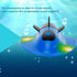 GoolRC Mini RC Submarine Boat - Waterproof Remote Control Toy