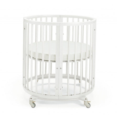 Eco-Friendly Stokke Mini Fitted Sheet in Crisp White