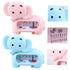 LIFKOME 2 Piece Cartoon Elephant Bath Thermometer - Safe Water Measurement for Kids