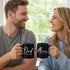 Set 2026 11 oz Set 0-3 Set Pregnancy Gift - New Mom and Daddy Est Mug with "Adventure Awaits & New to Crew" Onesie