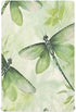 Wassud Green Dragonflies Fitted Crib Sheet for Boys Girls, Soft and Breathable Neutral