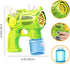 Bubble Guns Set of 2 - High Efficiency Bubbles Toys with Batteries and Refill Solutions for Indoor & Outdoor Play