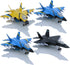 Pull Back Stealth Bombers & Fighter Planes - Alloy Toy Aircraft