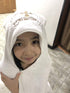 ESTAMICO Unisex Baby Plush Hooded Bath Towels with Embroidery Cross and Cute Ears for Infants, Toddlers & Kids